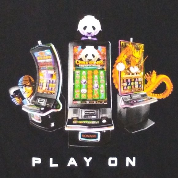 Rare Konami Video Slot Machine T-Shirt - Picture 2 of 3